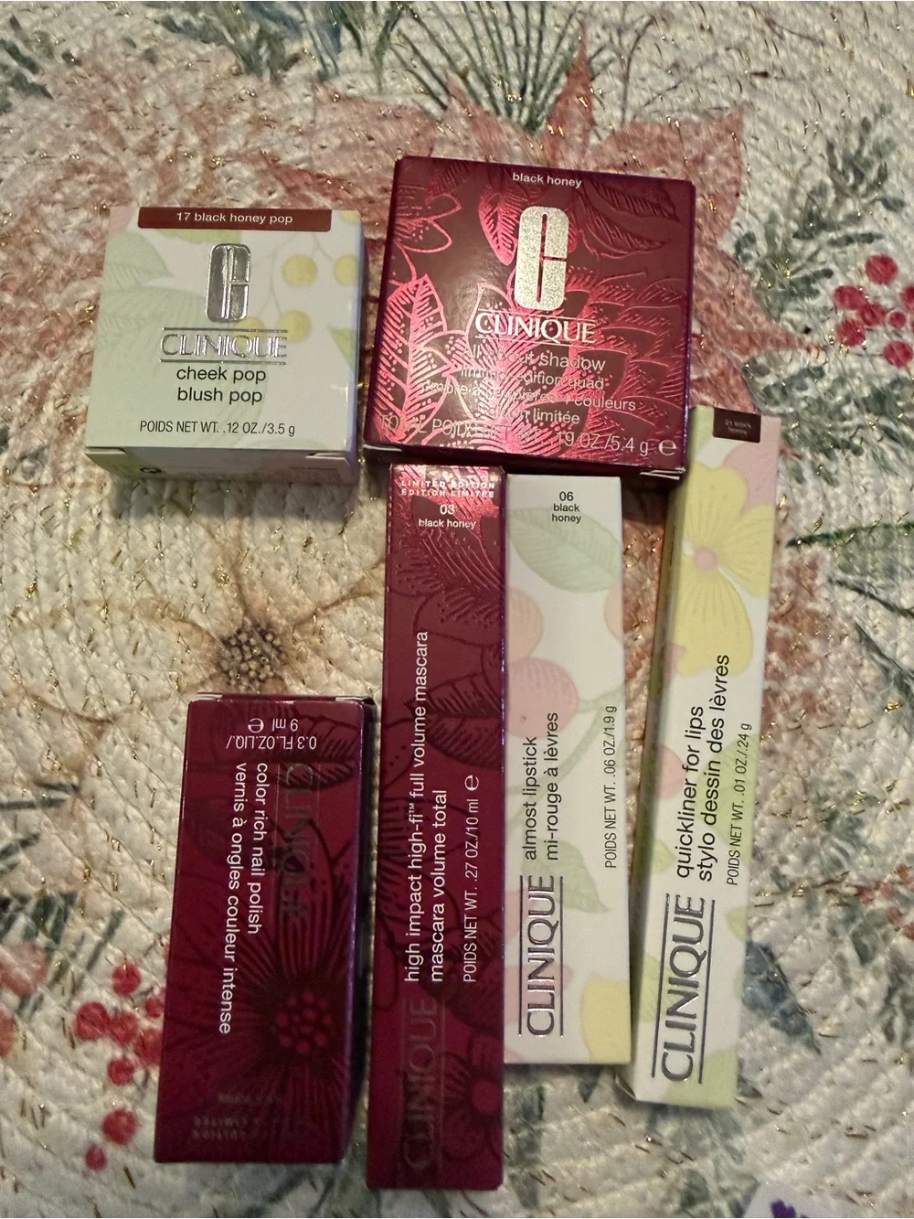 Clinique Black Honey Head to Toe 6-Piece Makeup Collection NEW Limited Edition